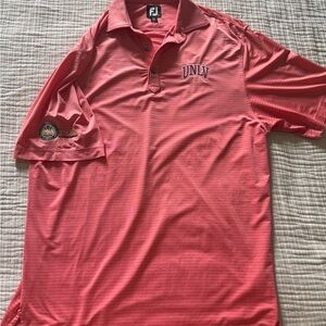 FootJoy Red Polo Shirt Athletic Casual Wear